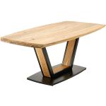 Reduzierte MCA furniture Esstische Holz aus Massivholz mit Schweizer Kante Breite 200-250cm, Höhe 50-100cm, Tiefe 50-100cm 8 Personen 
