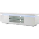 Blaue MCA furniture Ocean Lowboards Hochglanz lackiert aus MDF Breite 150-200cm, Höhe 0-50cm, Tiefe 0-50cm 