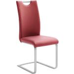 Rote MCA furniture Paulo Schwingstühle aus Textil gepolstert Breite 0-50cm, Höhe 100-150cm, Tiefe 50-100cm 