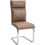 Reduzierte Braune Moderne MCA furniture Rabea Schwingstühle aus Textil Breite 0-50cm, Höhe 100-150cm, Tiefe 50-100cm 