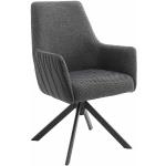 Reduzierte Dunkelgraue MCA furniture Armlehnstühle aus Textil Breite 50-100cm, Höhe 50-100cm, Tiefe 50-100cm 