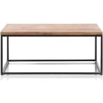 Schwarze MCA furniture Beistelltische & Ablagetische geölt aus Massivholz Breite 100-150cm, Höhe 0-50cm, Tiefe 50-100cm 