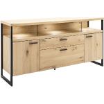 Reduzierte Industrial MCA furniture Sideboards aus Massivholz Breite 150-200cm, Höhe 50-100cm, Tiefe 0-50cm 