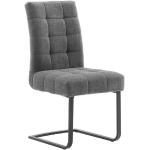 Schwarze MCA furniture Schwingstühle Matte aus Polyester Breite 0-50cm, Höhe 50-100cm, Tiefe 50-100cm 