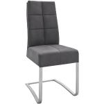 Reduzierte Dunkelgraue MCA furniture Schwingstühle aus Textil Breite 0-50cm, Höhe 100-150cm, Tiefe 50-100cm 