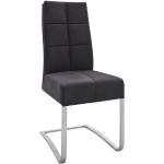 Reduzierte Schwarze MCA furniture Schwingstühle aus Textil Breite 0-50cm, Höhe 100-150cm, Tiefe 50-100cm 