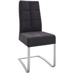 Schwarze MCA furniture Schwingstühle aus Edelstahl Breite 0-50cm, Höhe 100-150cm, Tiefe 50-100cm 