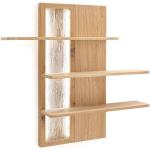 Reduzierte Moderne MCA furniture Eichenregale aus Massivholz Breite 100-150cm, Höhe 100-150cm, Tiefe 0-50cm 