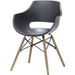 Graue Moderne MCA furniture Schalenstühle & Schalensessel aus Kunststoff 
