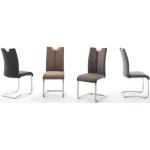 Braune MCA furniture Schwingstühle aus Edelstahl Breite 0-50cm, Höhe 100-150cm, Tiefe 50-100cm 
