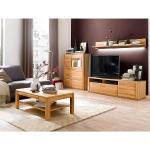 Reduzierte MCA furniture Sena Holz-Wohnwände geölt aus Buche Breite 250-300cm, Höhe 150-200cm, Tiefe 50-100cm 