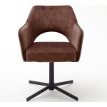 Schwarze MCA furniture Drehstühle matt aus Stoff Breite 50-100cm, Höhe 50-100cm, Tiefe 50-100cm 