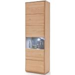 Hellbraune MCA furniture Tarragona Vitrinen lackiert aus Massivholz Breite 50-100cm, Höhe 200-250cm, Tiefe 0-50cm 
