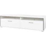 Reduzierte Weiße Minimalistische MCA furniture Trento Lowboards Breite 150-200cm, Höhe 50-100cm, Tiefe 50-100cm 