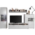 Reduzierte Weiße Moderne MCA furniture Trento Holz-Wohnwände aus Holz Breite 300-350cm, Höhe 200-250cm, Tiefe 50-100cm 