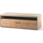 Hellbraune MCA furniture Espero TV-Lowboards & Fernsehtische geölt aus Massivholz 50”- 54” mit Schublade 