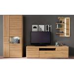 Hellbraune MCA furniture Holz-Wohnwände aus Eiche Breite 50-100cm, Höhe 200-250cm, Tiefe 0-50cm 