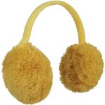 Gelbe McBurn Ohrenschützer & Ohrenwärmer aus Kunstfell für Damen Übergrößen für den für den Herbst 