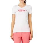 Reduzierte Weiße McKINLEY Rundhals-Ausschnitt T-Shirts für Damen Größe M 