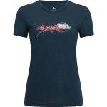 Marineblaue McKINLEY T-Shirts für Damen Größe M für den für den Sommer 