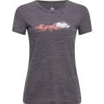 Graue Melierte McKINLEY T-Shirts für Damen Größe S für den für den Sommer 