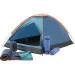 McKinley Festent Set Campingzelt (Farbe: 901 petrol/orange)