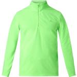 Limettengrüne Langärmelige McKINLEY Amarillo Stehkragen T-Shirts mit Reißverschluss für Herren Größe 3 XL für den für den Winter 