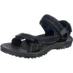 Schwarze Outdoor-Sandalen mit Klettverschluss leicht für Herren Größe 40 für den für den Sommer 