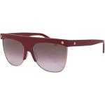 MCM Damen Sonnenbrille MCM107S 639 60mm - Rot Gold Verspiegelt Vollrand - Mit Etui