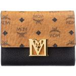 MCM Portemonnaie - Mena Visetos Leather Bl W-F31-1 3Fd Wallet Small - in black - für Damen