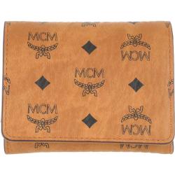 MCM Portemonnaies - M-Veritas Flap Wallet/Tri-Fold Mini - Gr. unisize - in Cognacbraun - für Damen