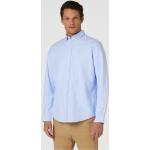 Eisblaue Unifarbene McNeal Button Down Kragen Businesskleidung aus Baumwolle für Herren Größe M 