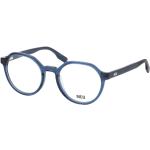 Blaue Alexander McQueen McQ Runde Runde Brillen aus Kunststoff für Herren 