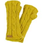 Gelbe Unifarbene McRon Damenarmstulpen & Damenhandstulpen aus Polyester Handwäsche für den für den Herbst 