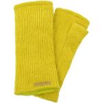 Gelbe McRon Damenarmstulpen & Damenhandstulpen aus Wolle Handwäsche für den für den Herbst 