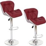 Rote Moderne MCW Barhocker & Barstühle aus Kunstleder gepolstert 