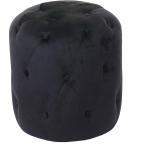 Schwarze MCW Sitzhocker aus Textil Breite 100-150cm, Höhe 100-150cm, Tiefe 0-50cm 
