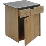 Beige Moderne MCW Schubladenschränke aus Holz mit Schublade Breite 0-50cm, Höhe 0-50cm, Tiefe 0-50cm 