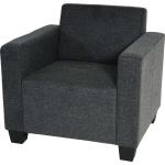 Graue Moderne MCW Lounge Sessel aus Textil Breite 100-150cm, Höhe 100-150cm, Tiefe 0-50cm 