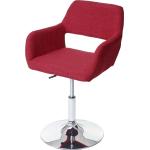 Rote Retro MCW Stuhl-Serie aus Metall höhenverstellbar Breite 100-150cm, Höhe 100-150cm, Tiefe 0-50cm 