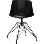 Reduzierte Anthrazitfarbene MDF Italia Designer Stühle aus MDF Breite 50-100cm, Höhe 50-100cm, Tiefe 50-100cm 