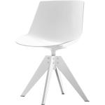 Reduzierte Weiße MDF Italia Designer Stühle aus MDF Breite 50-100cm, Höhe 50-100cm, Tiefe 50-100cm 