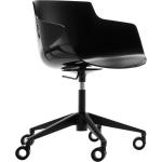 Schwarze MDF Italia Designer Stühle matt aus MDF höhenverstellbar 