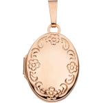 Silberne Ovale Foto Medaillons Vergoldete aus Rosegold für Damen 