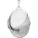 Silberne Ovale Foto Medaillons für Damen 