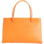 Reduzierte Orange MEDEA Lederhandtaschen aus Leder für Damen klein 