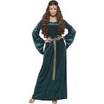 Reduzierte Grüne Smiffys Mittelalter-Kostüme aus Polyester für Damen Größe L 