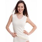 Weiße Ärmellose Medima Angora-Unterwäsche aus Angora für Damen Größe M für den für den Herbst 