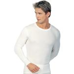 Weiße Langärmelige Medima Langarm-Unterhemden aus Angora für Herren Größe XXL für den für den Winter 