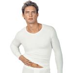 Weiße Langärmelige Medima Langarm-Unterhemden aus Angora für Herren Größe L für den für den Winter 